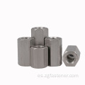 DIN6334 Tuerca hexagonal larga de acero inoxidable